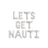 Lets Get Nauti Balloons: Nautical Bachelorette Party Decor