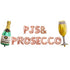 PJs & Prosecco Balloons: Bachelorette Party Banner