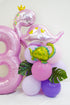 Pink Dinosaur Balloon Column Kit: Girl Birthday Party Decor