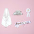 Bachelorette Party Kit: Bride Sash, Veil & Badge Bridal Shower Favors