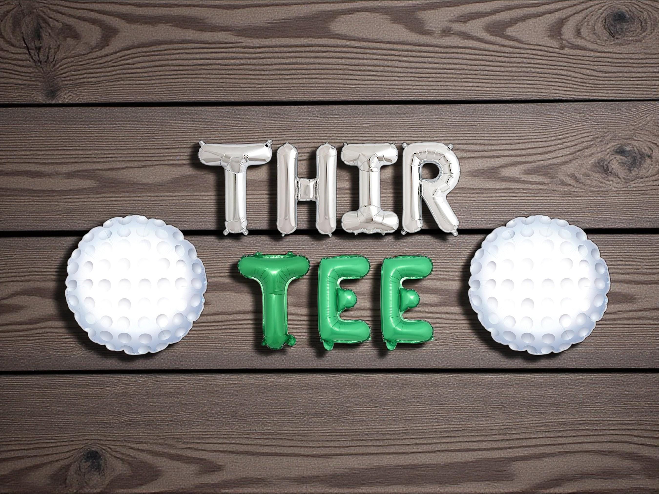 Thir Tee 30th Birthday Golf Balloon Banner