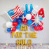 Go For the Gold Balloon Garland Set: Olympics Party Decor Game Day Backdrop Kit