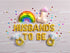 Husbands To Be Balloon Banner: Gay Engagement Party Decor