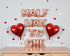 Half Way to One Balloon Banner: Six-Month Baby Birthday Decor 6 Month Celebration