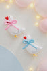 One Silly Goose Walking Balloon: Blue Pink Bow First Birthday Baby Shower Animal Party
