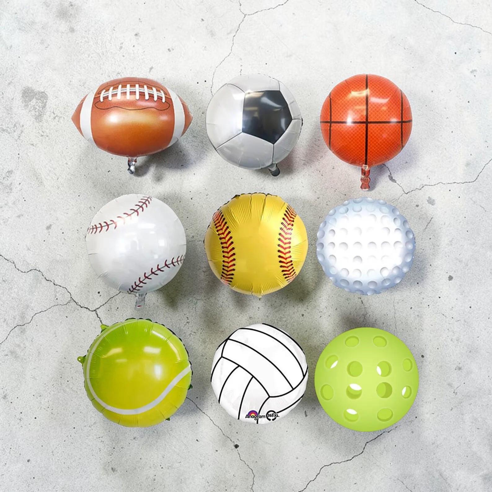 Sports Ball Balloon Decorations: Birthday Party Football Basketball Soccer Theme