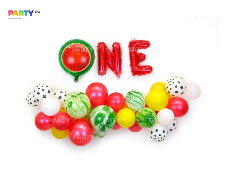 One in a Melon Banner with Garland Decor Set