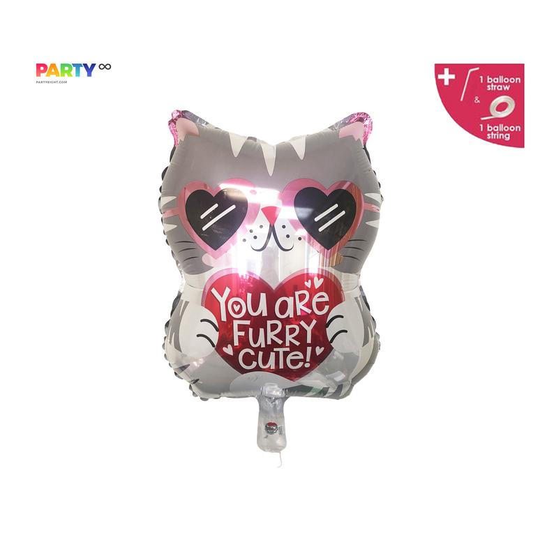You Are Furry Cute Cat Balloon