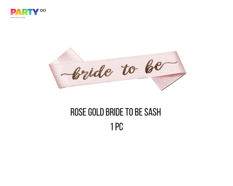 Bride To Be Sash