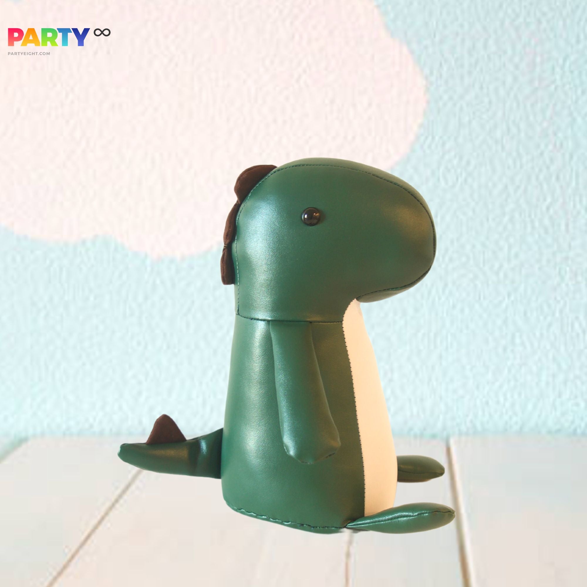 Adorable Green Dinosaur Animal Shaped Styling Bookend and Door Shield Nursery Decoration