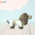 Adorable Brown Grey Poodle Animal Shaped Styling Bookend and Door Shield Nursery Decoration