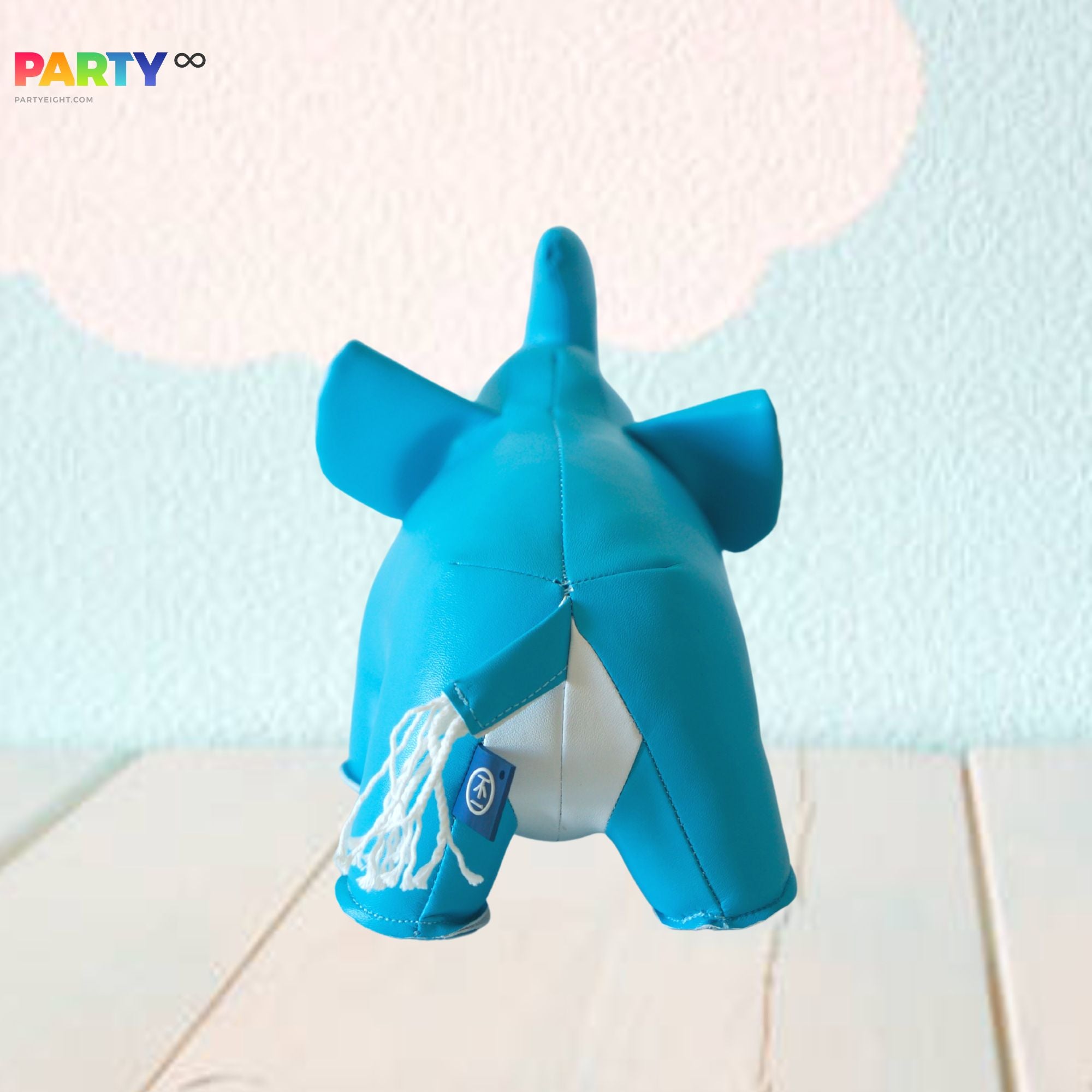 Adorable Blue Elephant Animal Shaped Styling Bookend and Door Shield Nursery Decoration