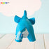 Adorable Blue Elephant Animal Shaped Styling Bookend and Door Shield Nursery Decoration