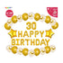 30th Birthday Party Balloons/Banner/Sign