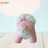 Adorable Pink Lion Animal Shaped Styling Bookend and Door Shield Nursery Decoration