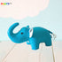 Adorable Blue Elephant Animal Shaped Styling Bookend and Door Shield Nursery Decoration