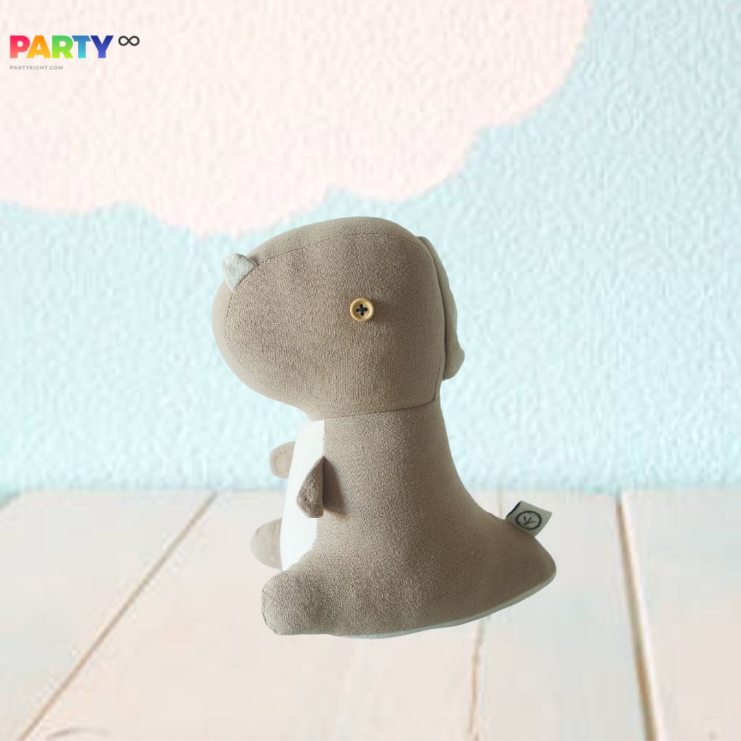Adorable Khaki Dinosaur Animal Shaped Styling Bookend and Door Shield Nursery Decoration