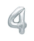 16in Silver Number Balloon (4)