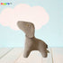 Adorable Khaki Puppy Animal Shaped Styling Bookend and Door Shield Nursery Decoration