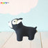 Adorable Beige Black Puppy Animal Shaped Styling Bookend and Door Shield Nursery Decoration