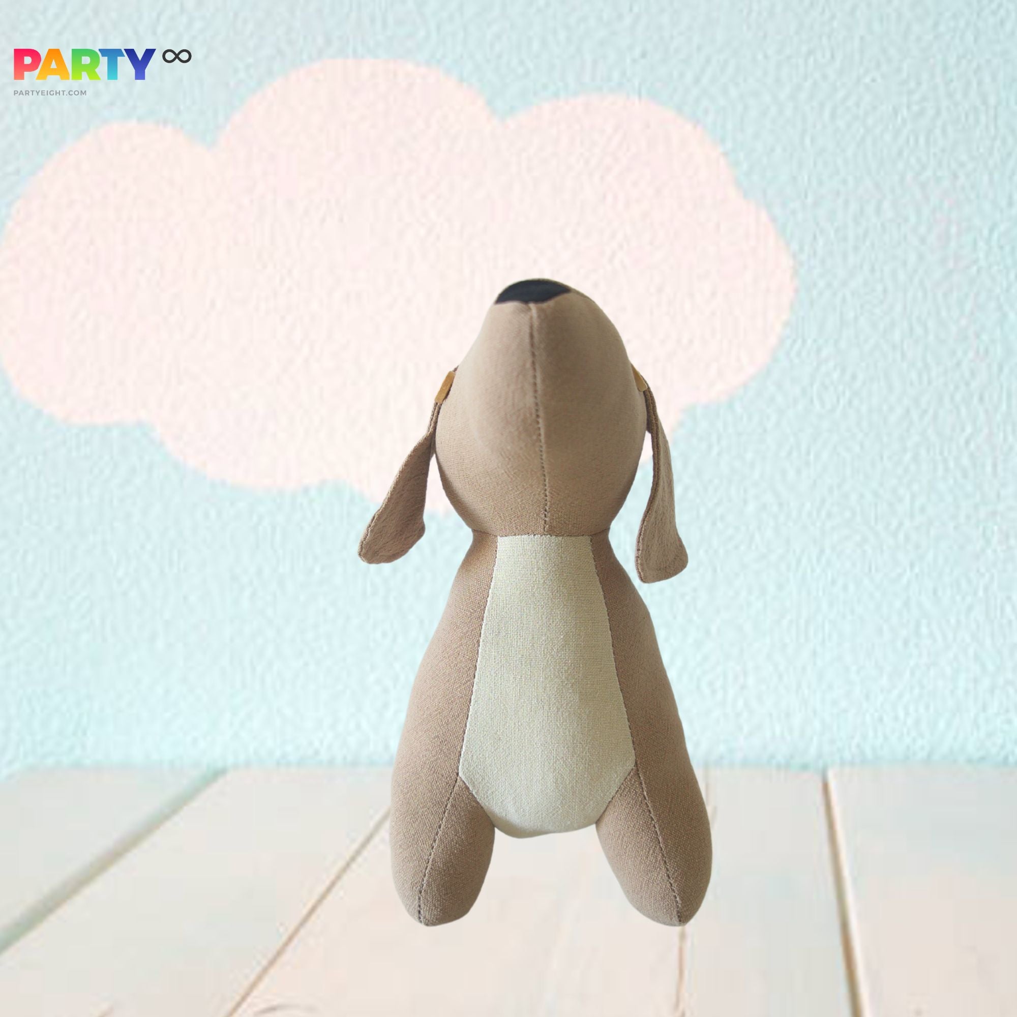 Adorable Khaki Puppy Animal Shaped Styling Bookend and Door Shield Nursery Decoration