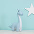 Adorable Baby Blue Dinosaur  Animal Shaped Styling Bookend and Door Shield Nursery Decoration