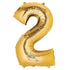 42in Gold Number Balloon (2)