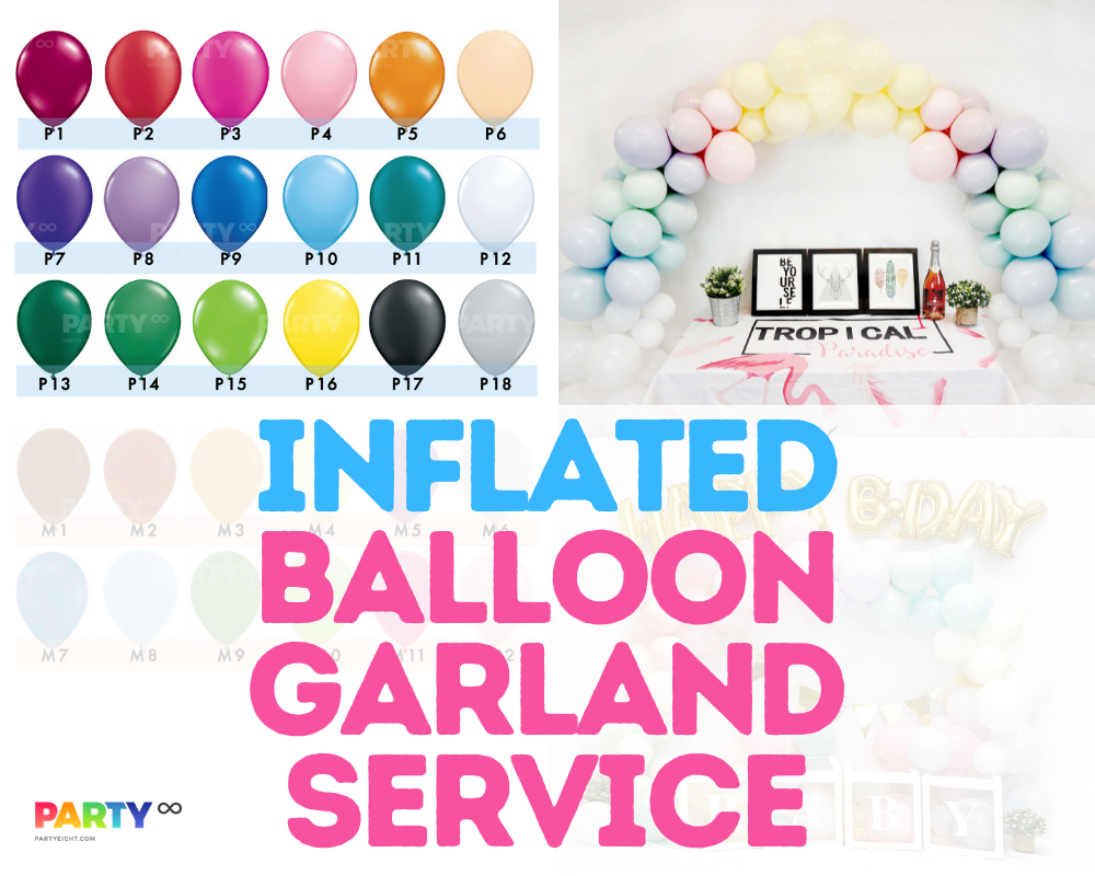 Inflated Balloon Garland/Arch Service