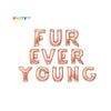 Fur Ever Young Balloon Banner