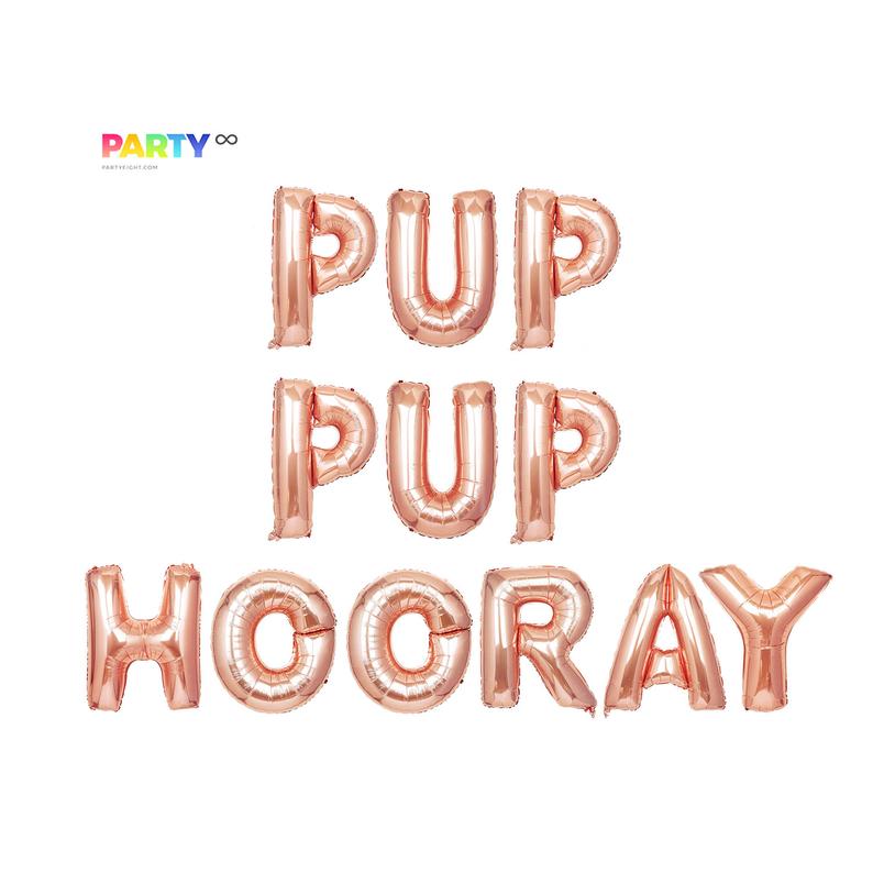 Pup Pup Hooray Balloon Banner