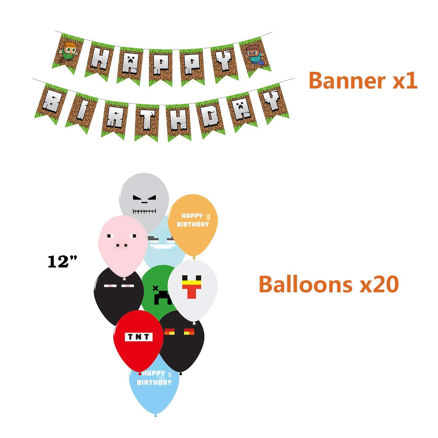 Gamer Birthday Party Set