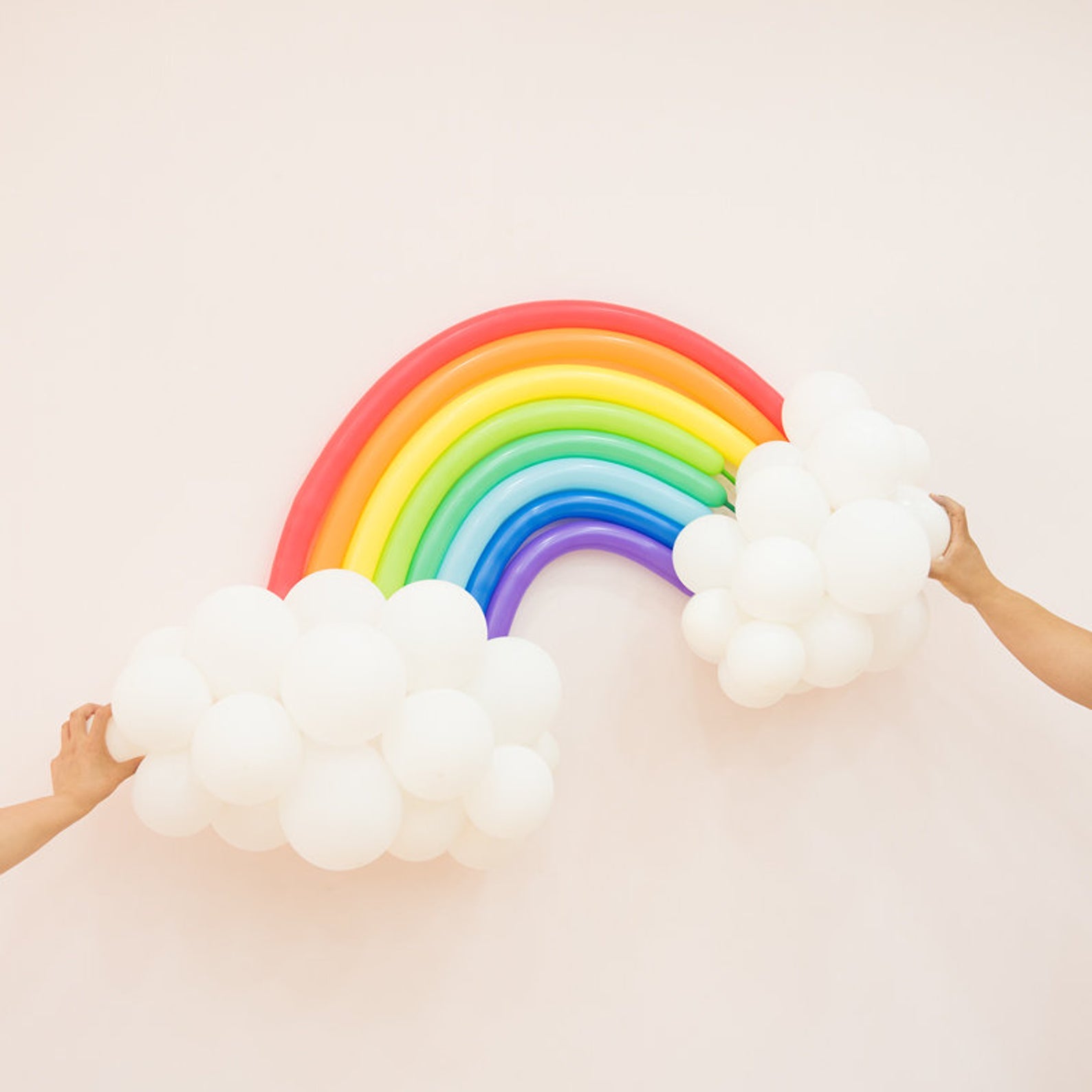 Rainbow Balloon Cloud