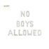 No Boys Allowed Banner