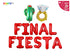 Final Fiesta Balloon Banner With Cactus and Ring