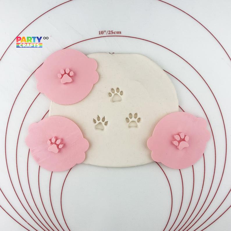 Dog Paw Set Cookie Stamp
