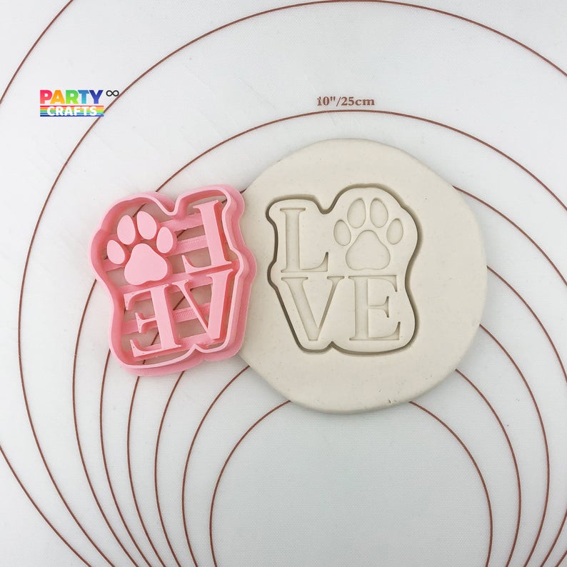 Dog Paw Set Cookie Cutter
