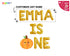 Fall Theme Custom 1st Baby birthday Banner With Pumpkin balloon