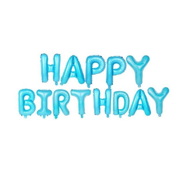 16/18/20th blue birthday decorations