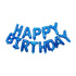 16/18/20th black birthday decorations