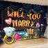 Wedding Proposal Decorations Set