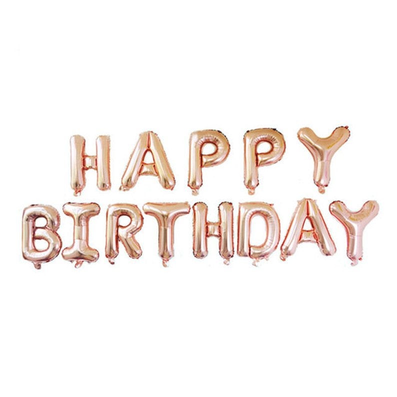 Rose Gold 21st Birthday Balloon Set