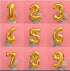 Giant 42 inch Gold Balloon Number