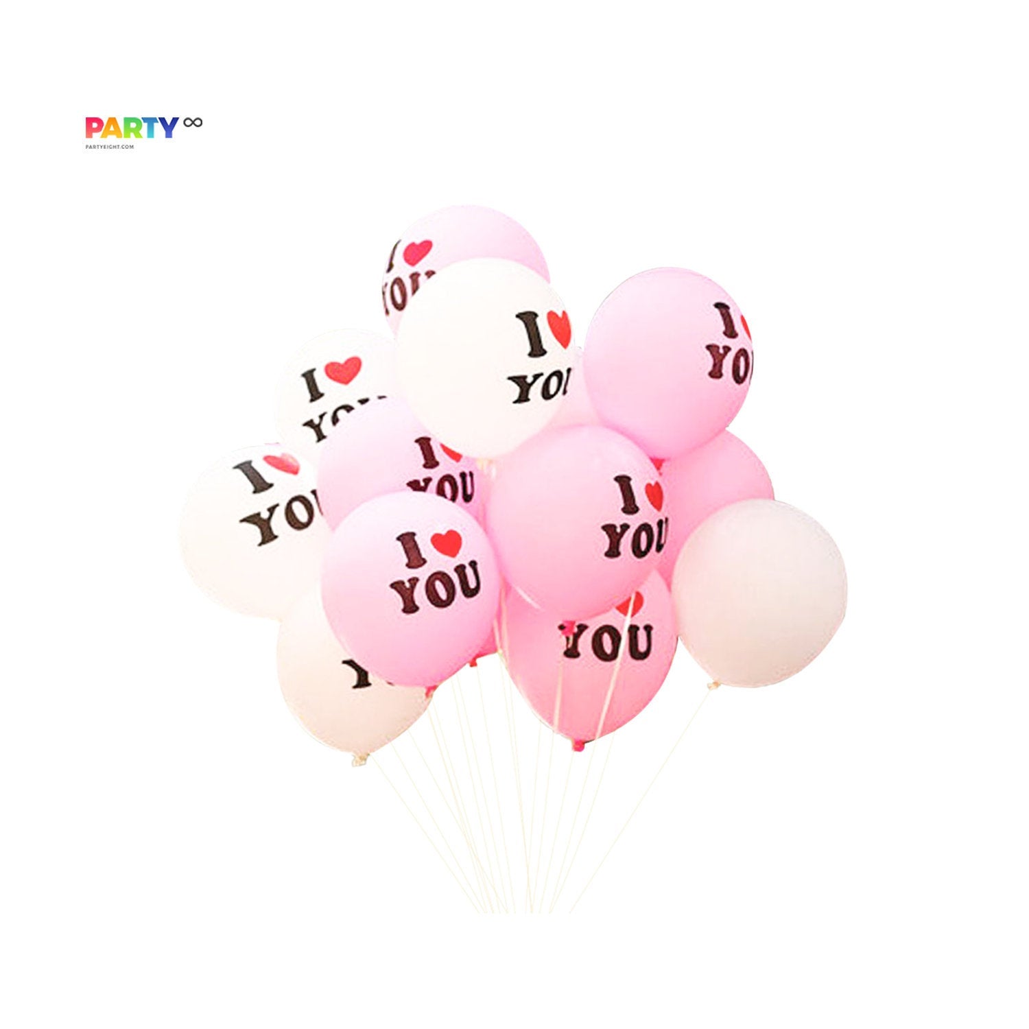I love you balloon bouquet