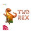 Dinosaur Theme 2nd Birthday Banner 'Two Rex'