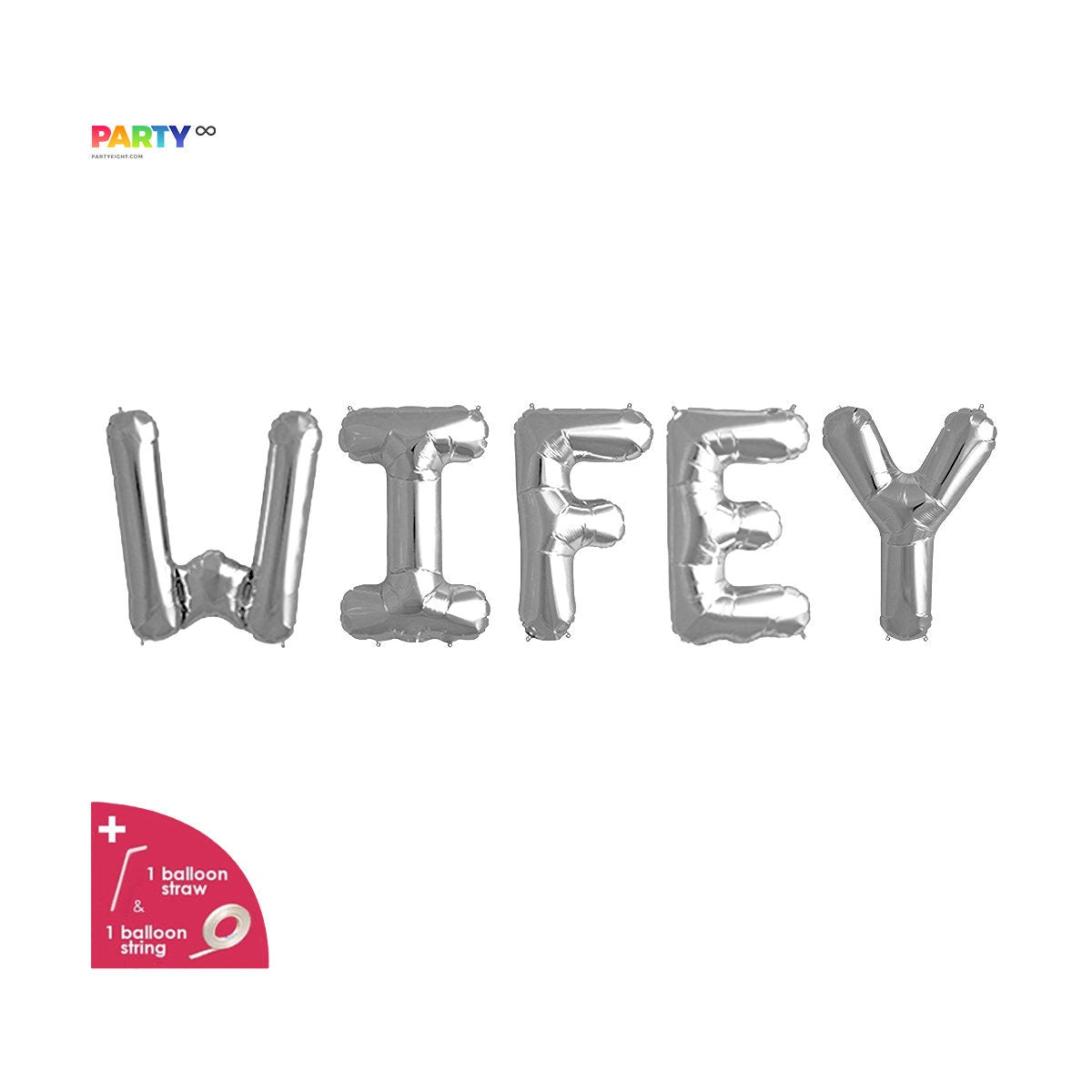 WIFEY Balloon Banner | Bachelorette Party Decorations Set