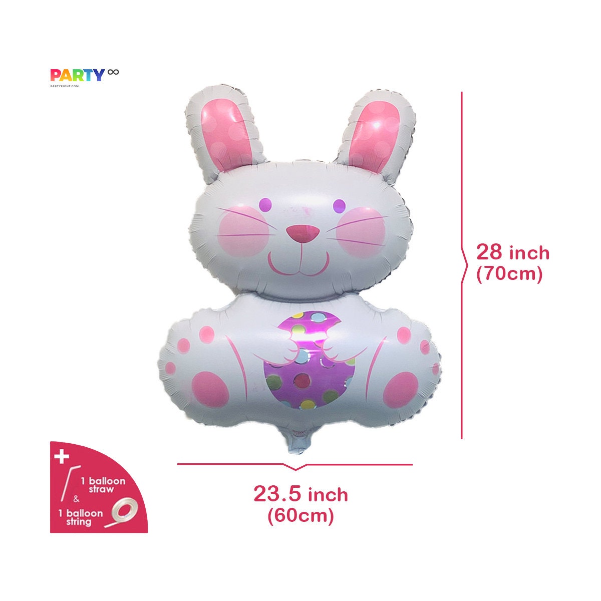 Easter Baby shower Balloons Banner