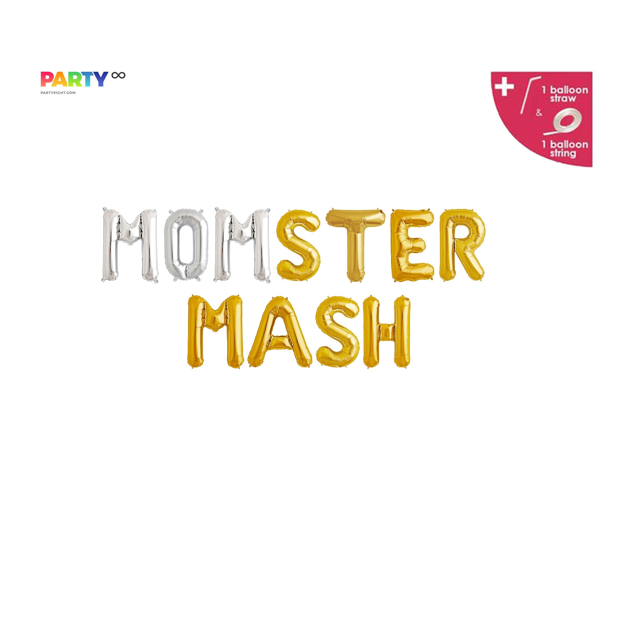 Halloween Themed Baby Shower 'Momster Mash' Banner