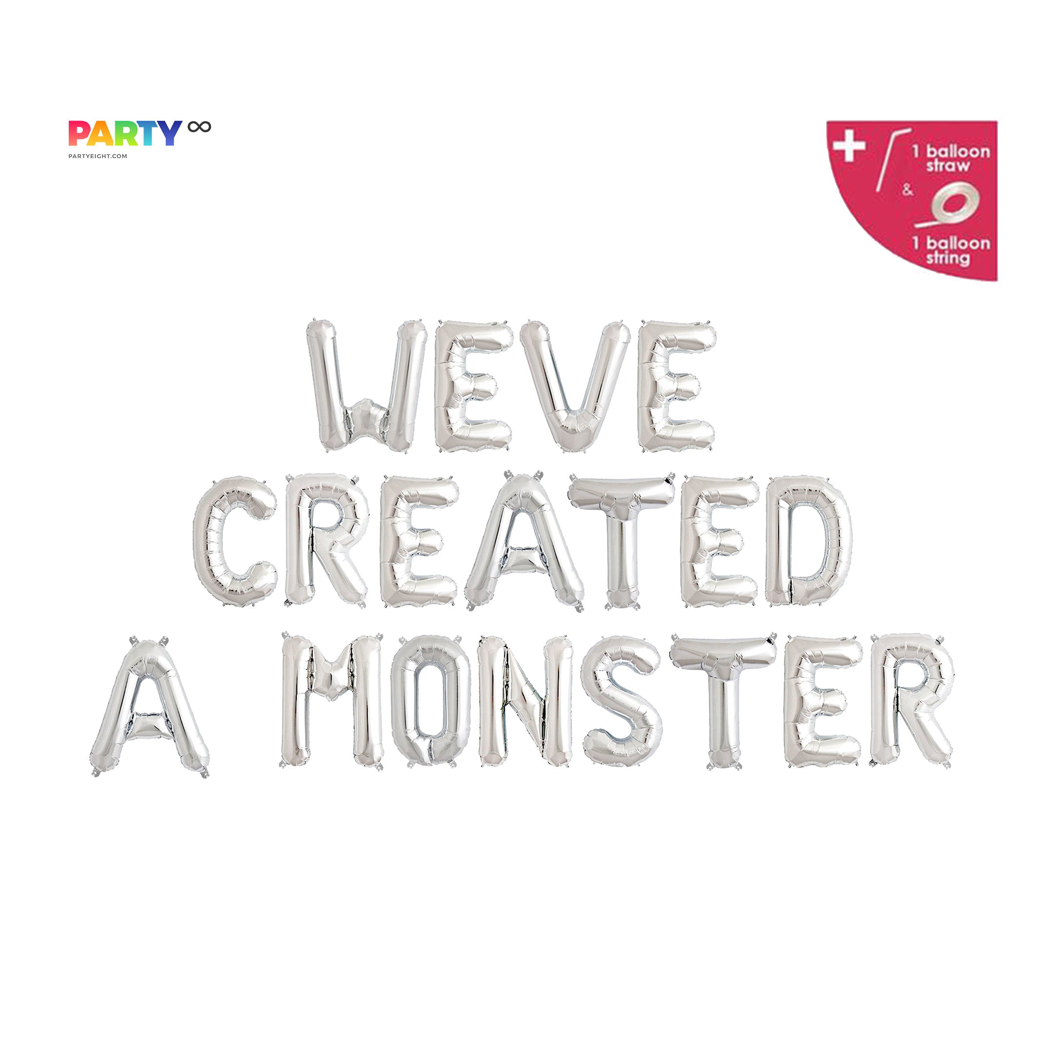 Halloween Themed Baby Shower 'We've Created a Monster' Banner
