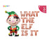 What the Elf is It Christmas Baby Gender Reveal Balloon Banner Set