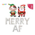 Merry AF Balloon Banner Set